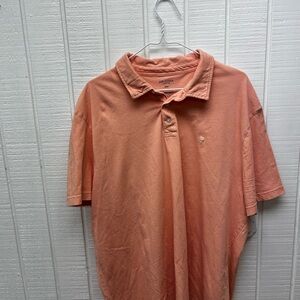Arizona Jean Co Men’s XXL NWT Light Orange Polo (Coral Pink) NEW Spring Summer